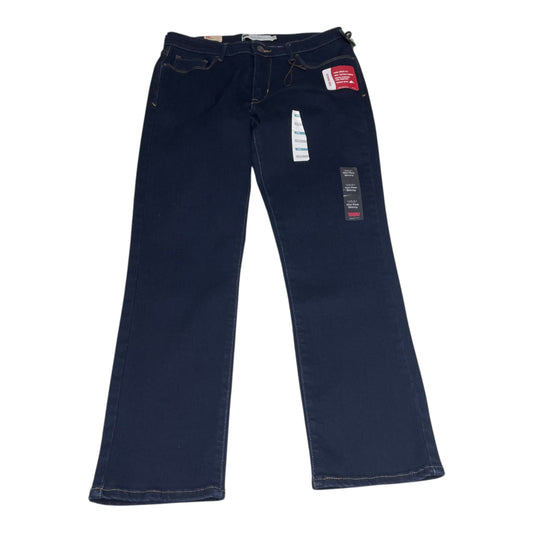 Jeans Skinny By Levis In Blue Denim, Size: 12