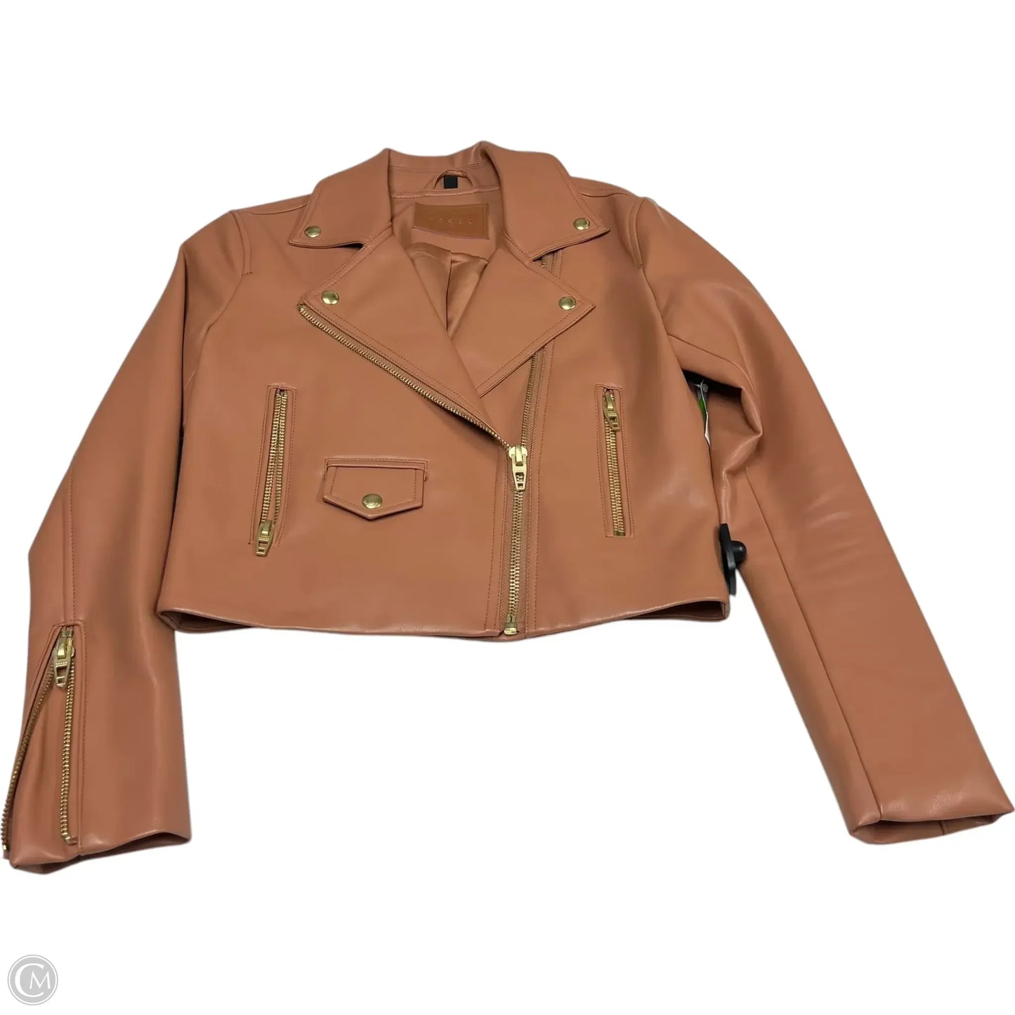 Jacket Moto By Blanknyc In Tan, Size: Xs