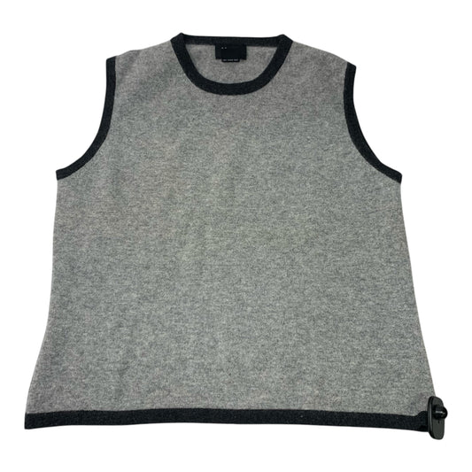 Vest Sweater By Studio G In Grey, Size: Mp