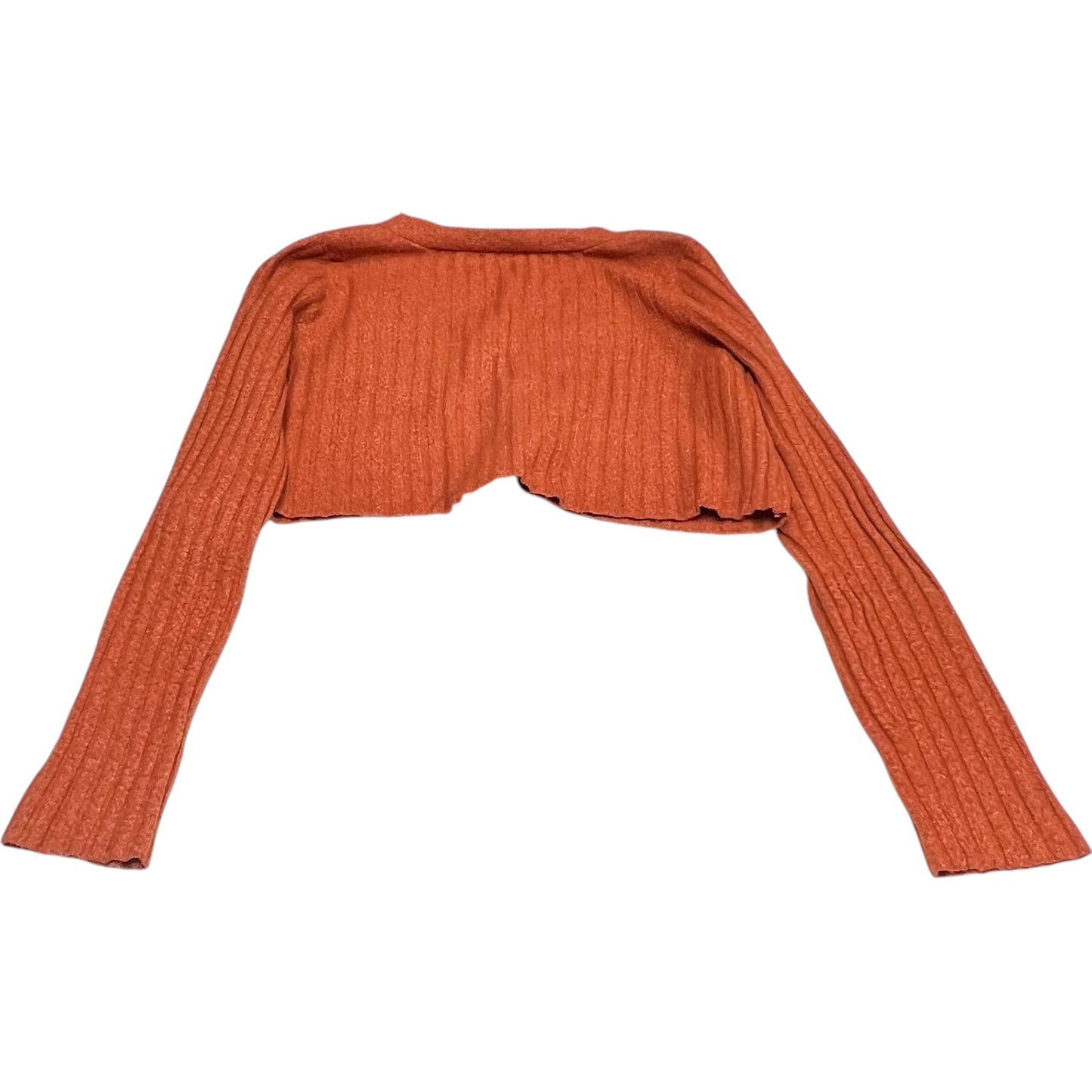 Sweater Cardigan By Urban Outfitters In Orange, Size: S