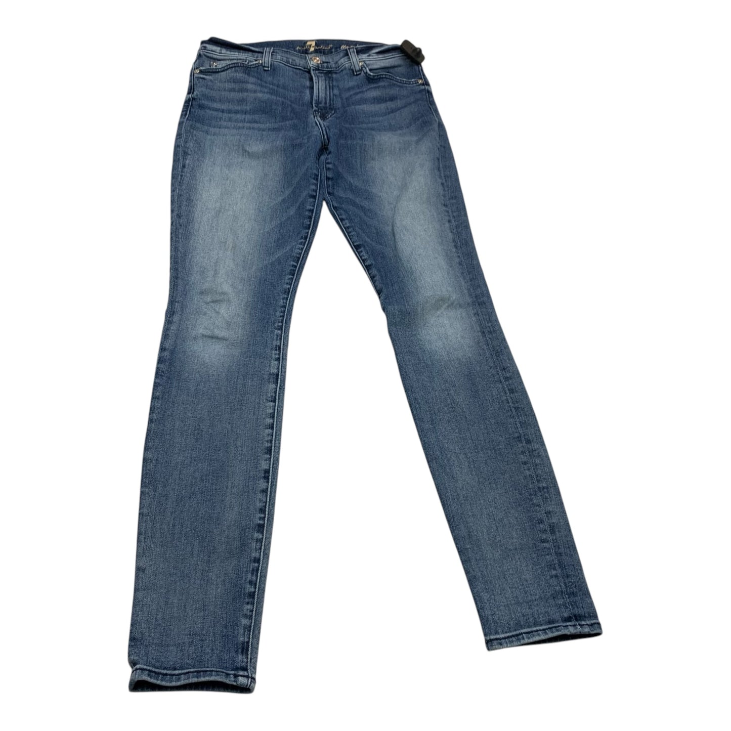 Jeans Designer By 7 For All Mankind In Blue Denim, Size: 6