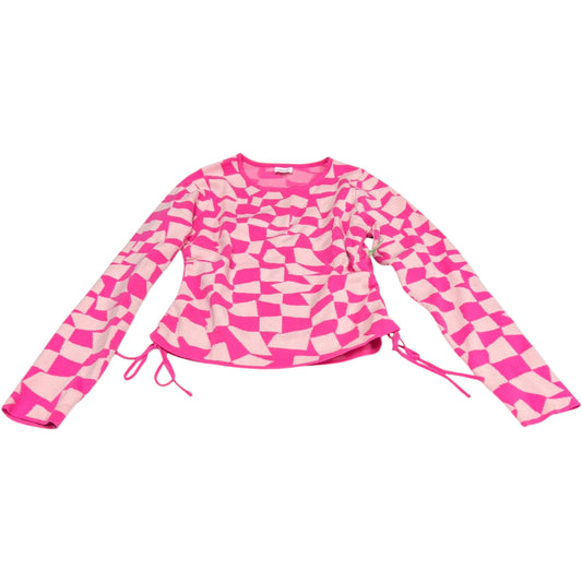 Top Long Sleeve By Lelis In Pink, Size: L