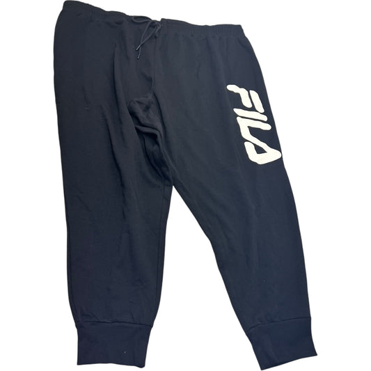 Athletic Pants By Fila In Black, Size: 4x