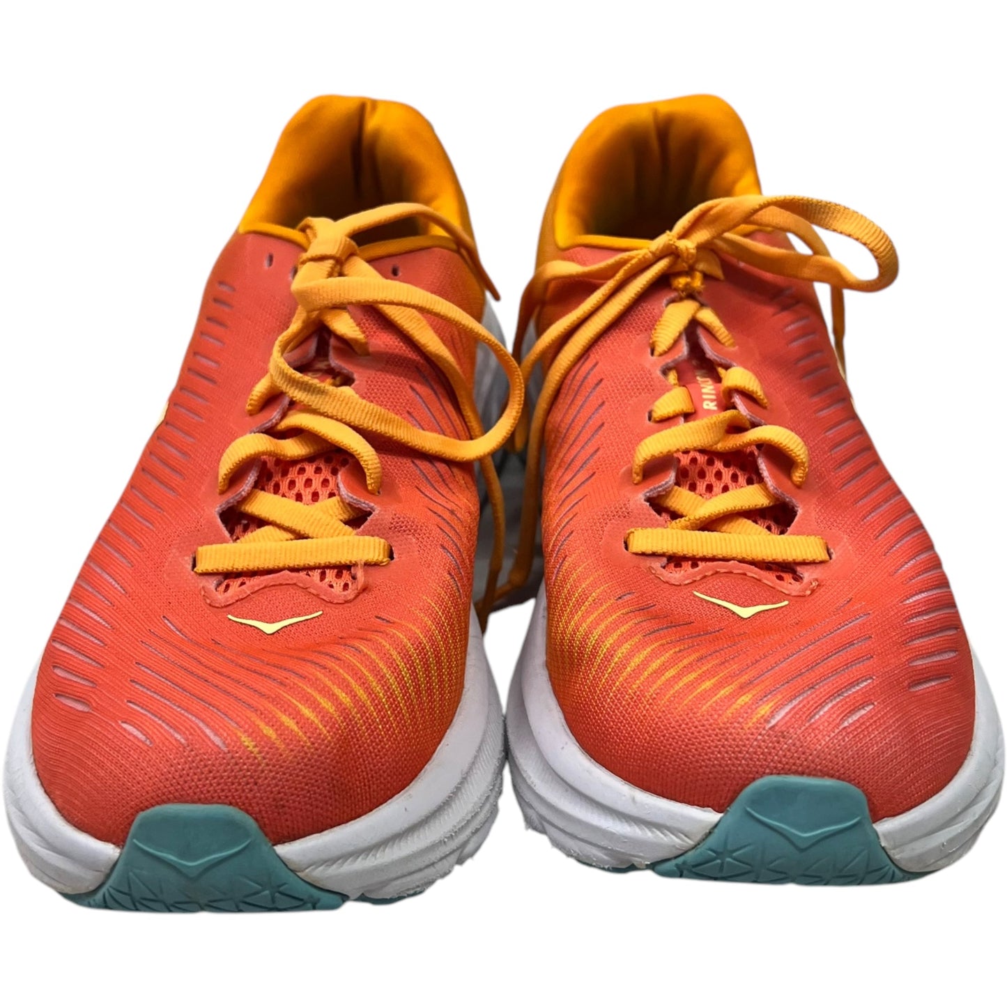 Shoes Athletic By Hoka In Orange, Size: 7