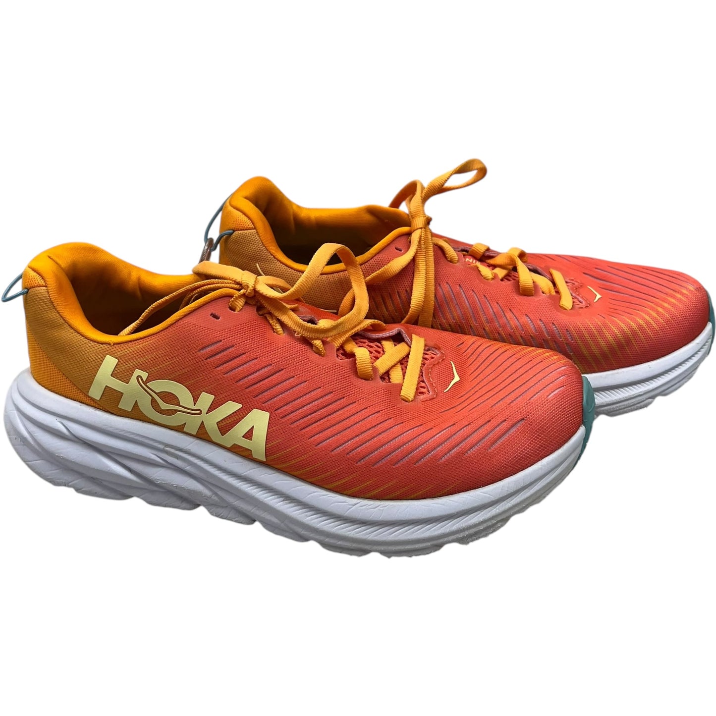 Shoes Athletic By Hoka In Orange, Size: 7