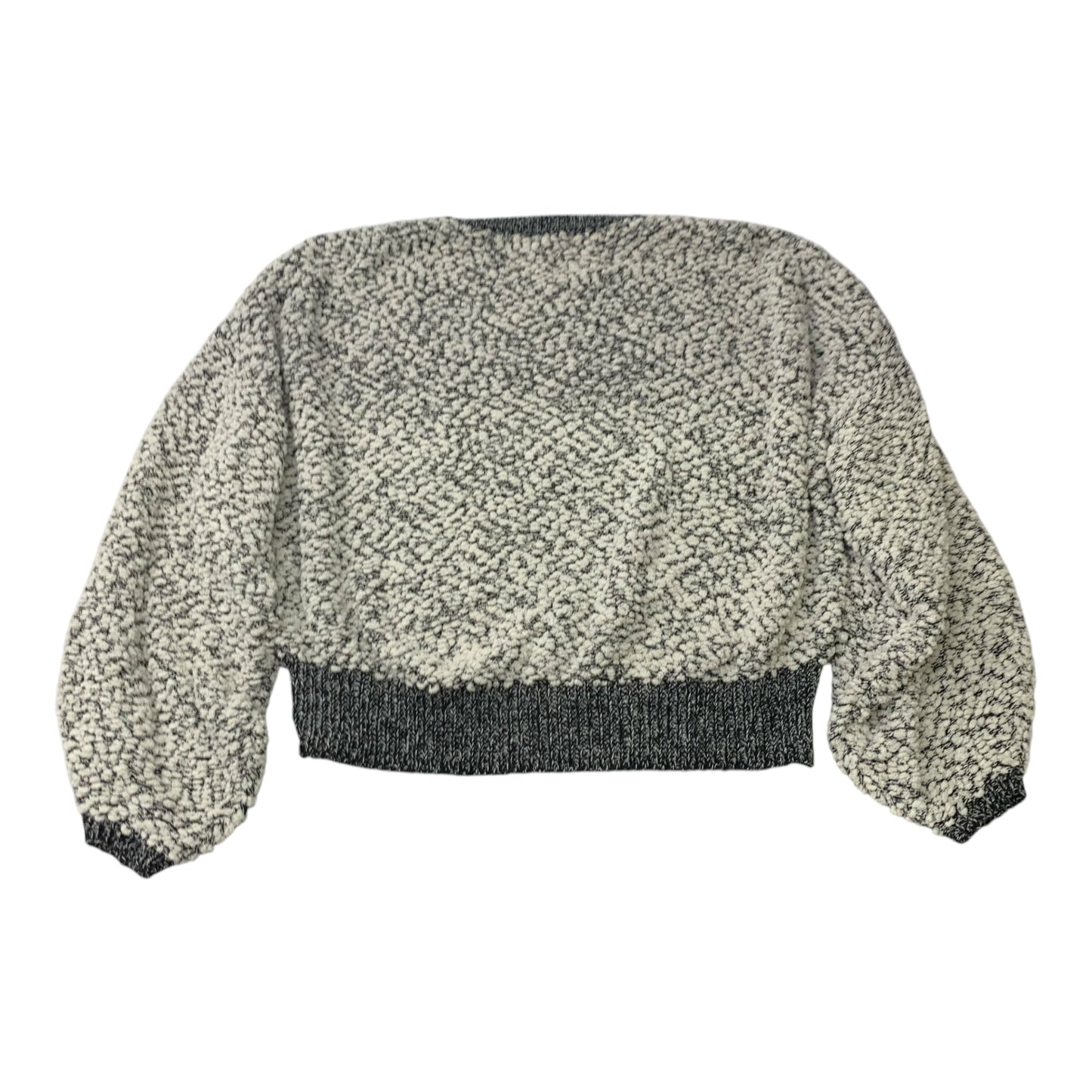 Sweater By Vintage Havana In Black & Cream, Size: L