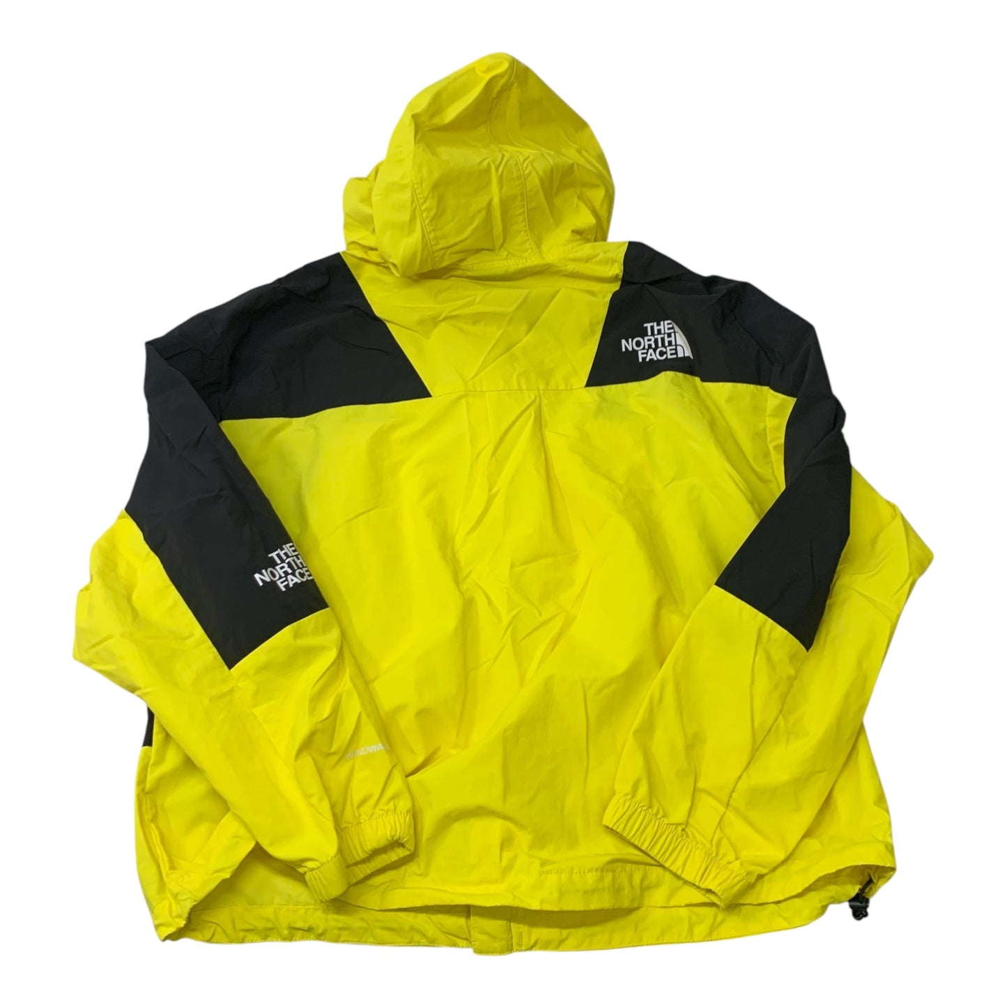 Jacket Windbreaker By The North Face In Black & Yellow, Size: Xl