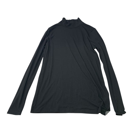 Top Long Sleeve By Banana Republic In Black, Size: M