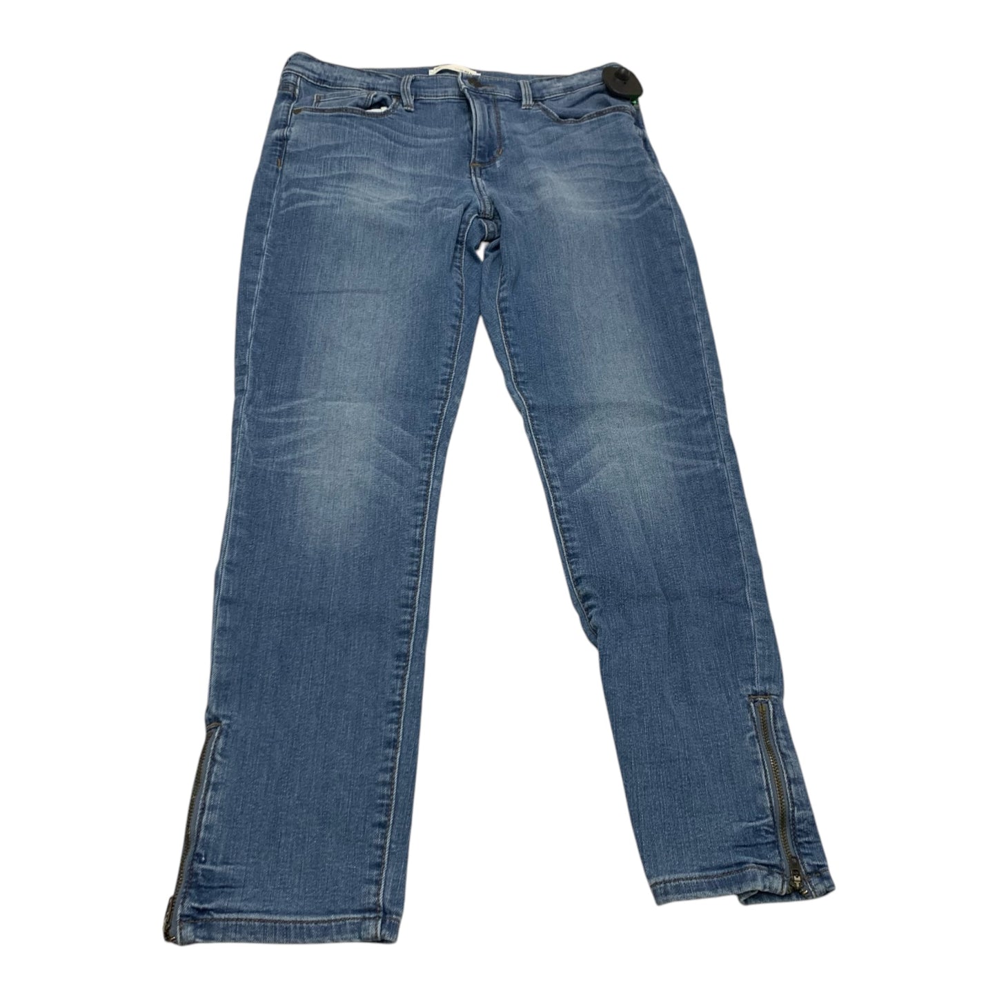 Jeans Skinny By Banana Republic In Blue Denim, Size: 6