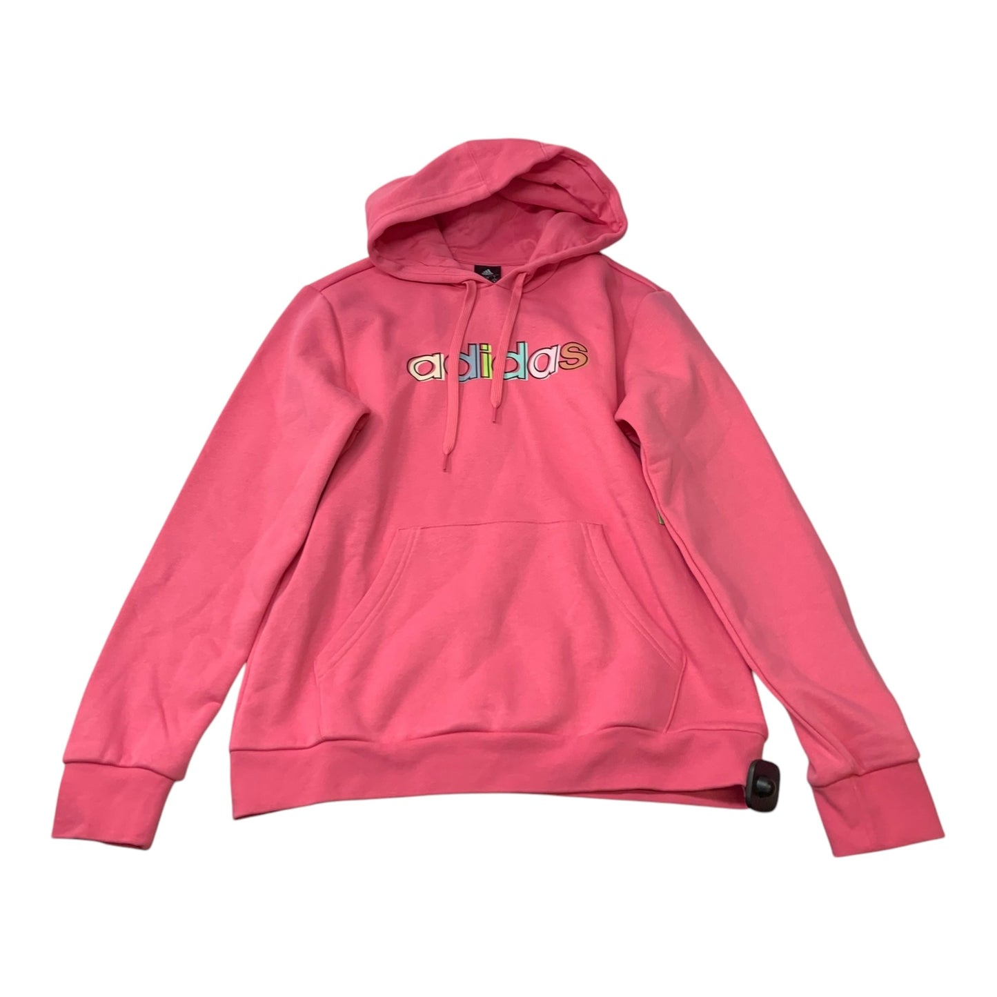 Sweatshirt Hoodie By Adidas In Pink, Size: S