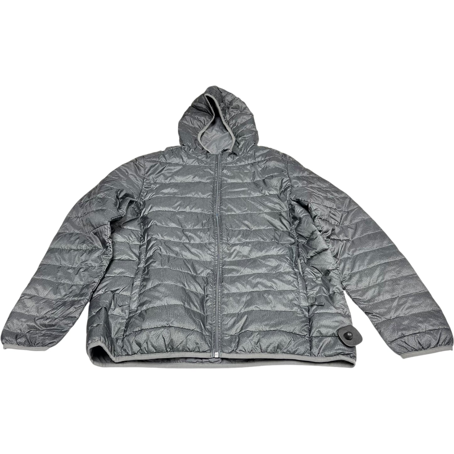 Jacket Puffer & Quilted By Amazon Essentials In Grey, Size: M