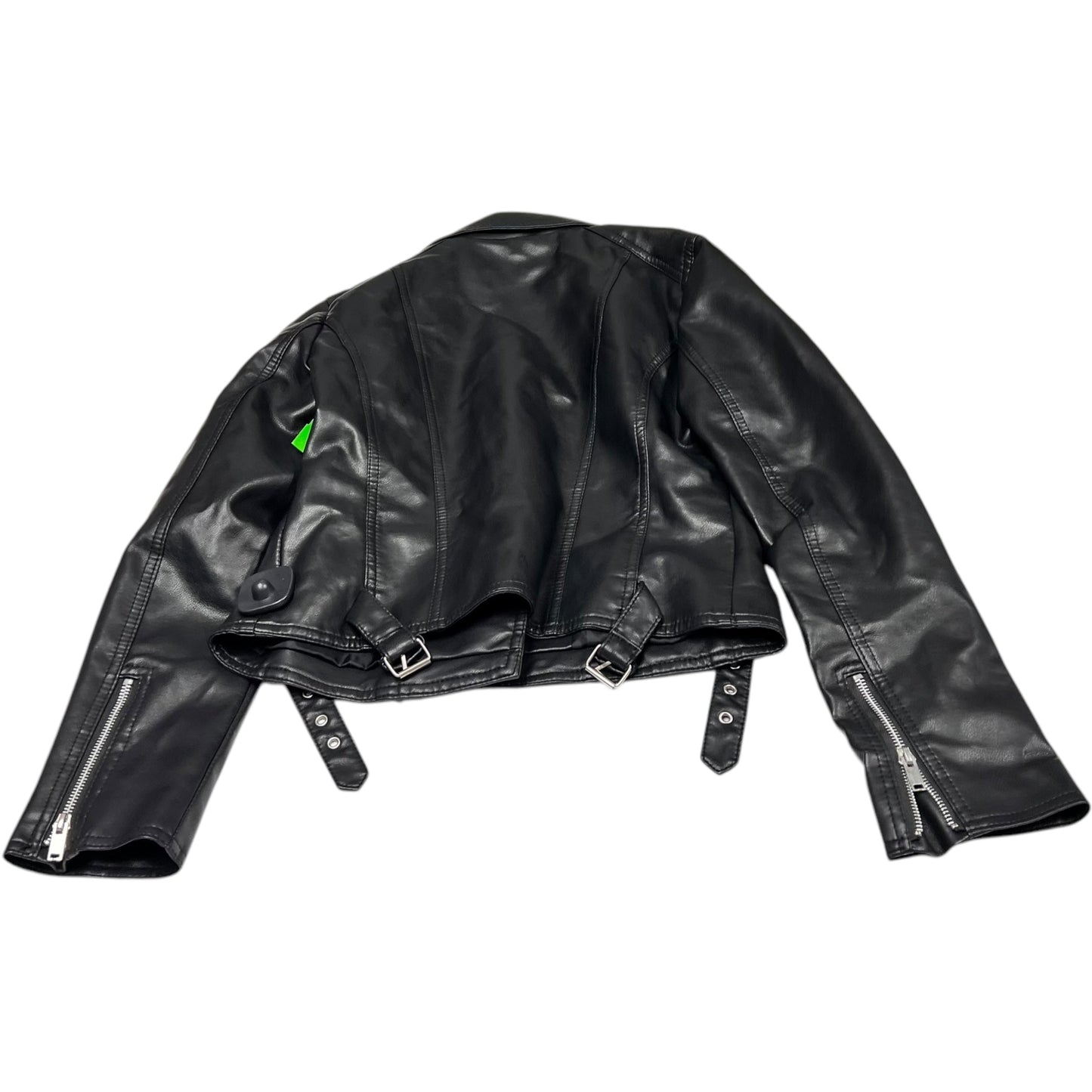 Jacket Moto By Shein In Black, Size: M