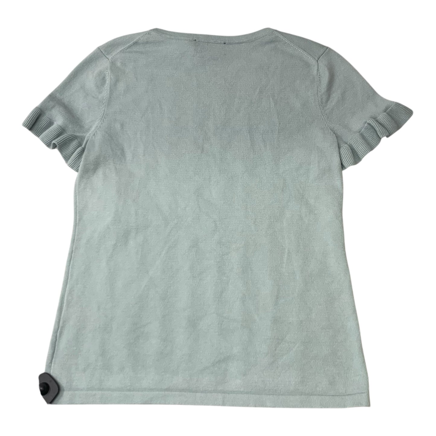 Top Short Sleeve Designer By Karl Lagerfeld In Blue, Size: Xs