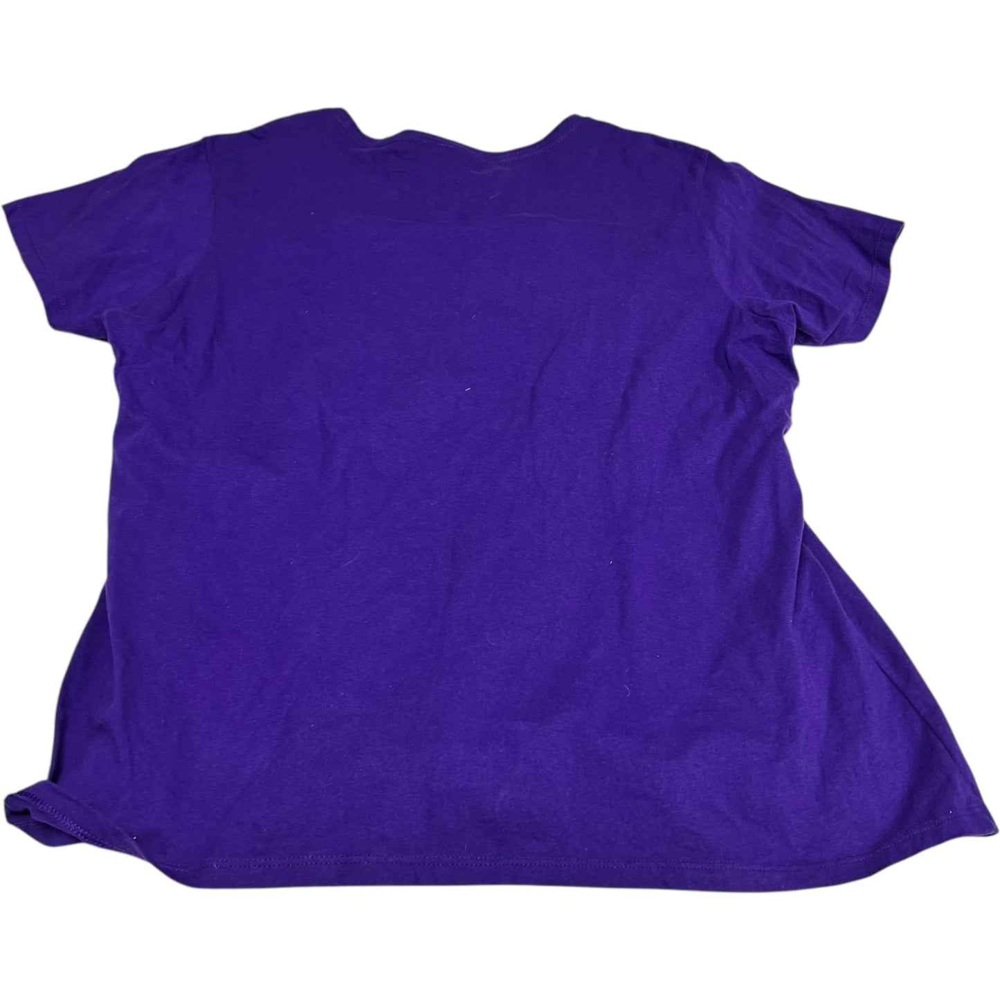 Top Short Sleeve By Port & Company In Purple, Size: 1x