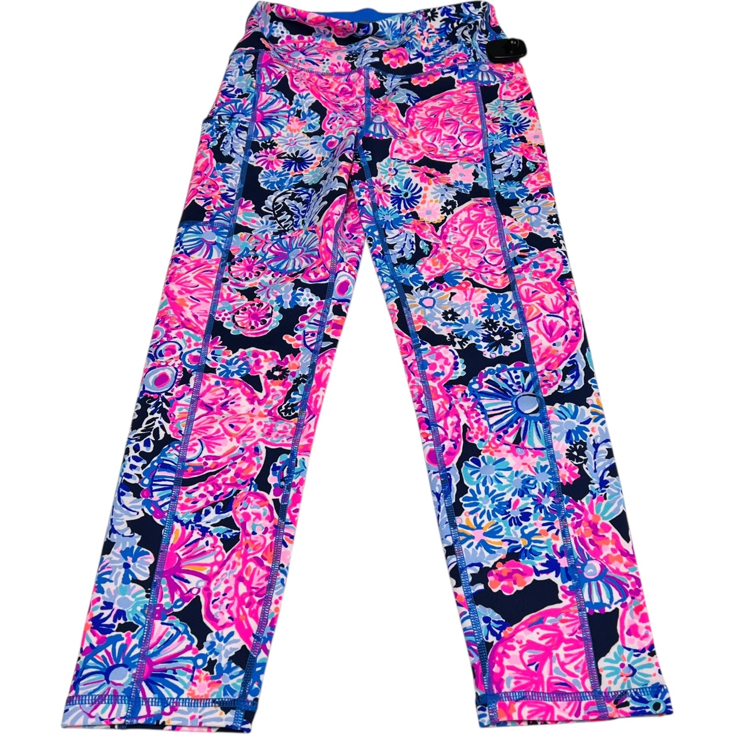 Pants Designer By Lilly Pulitzer In Blue & Pink, Size: S