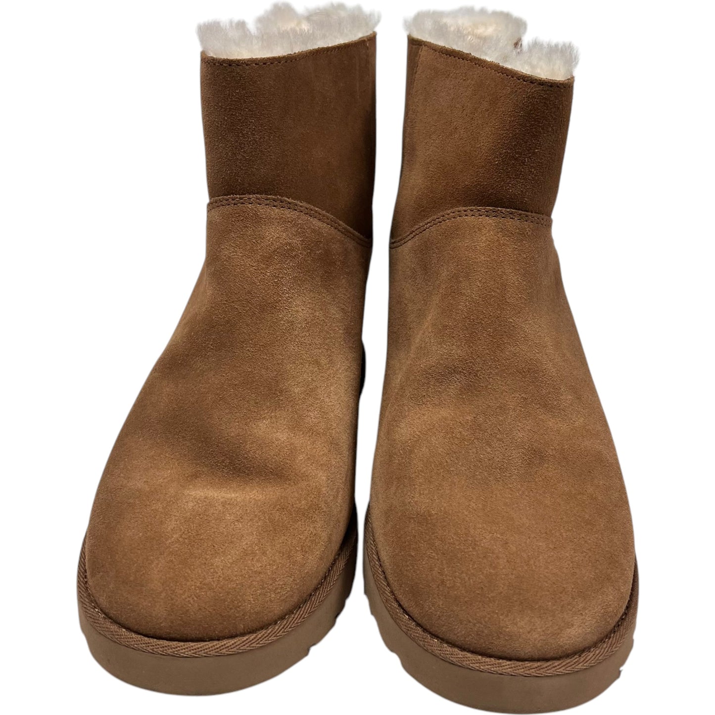 Boots Designer By Ugg In Brown, Size: 10