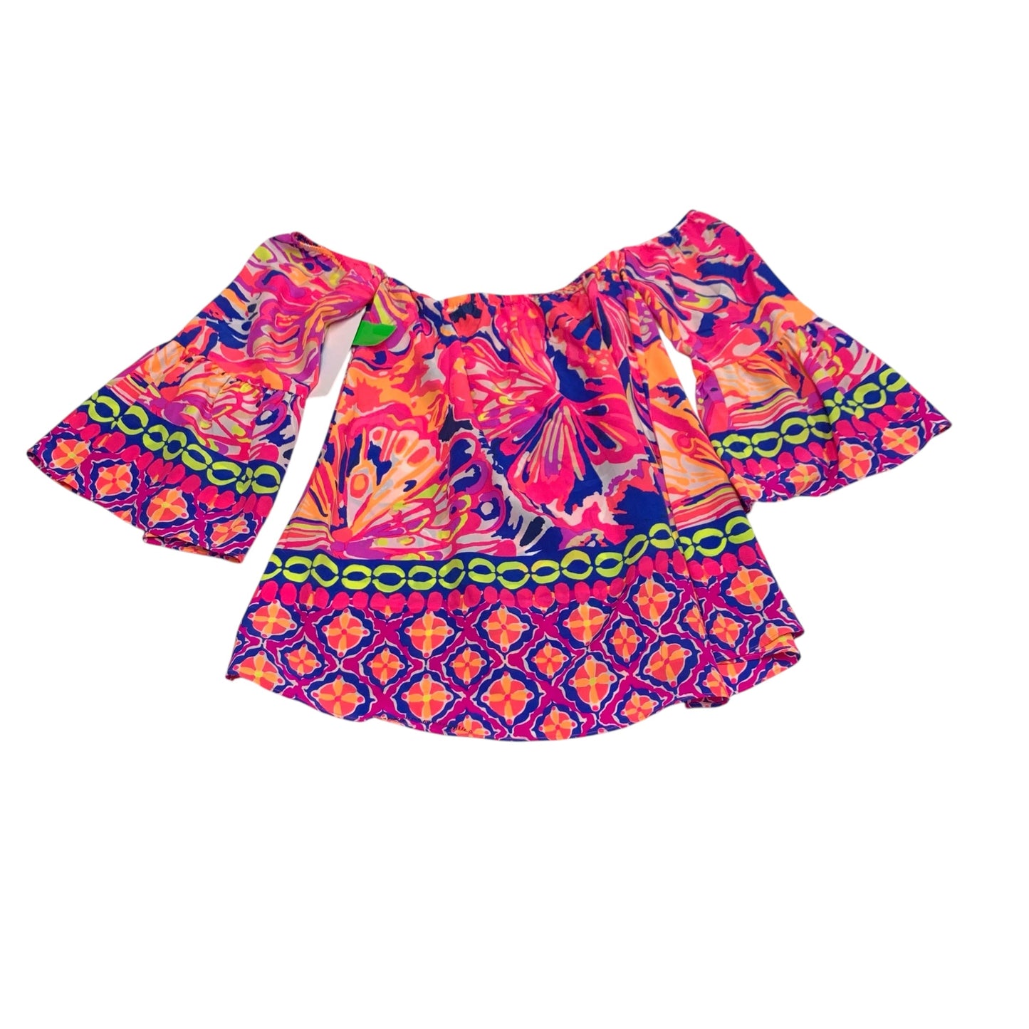 Top Long Sleeve Designer By Lilly Pulitzer In Multi-colored, Size: Xs