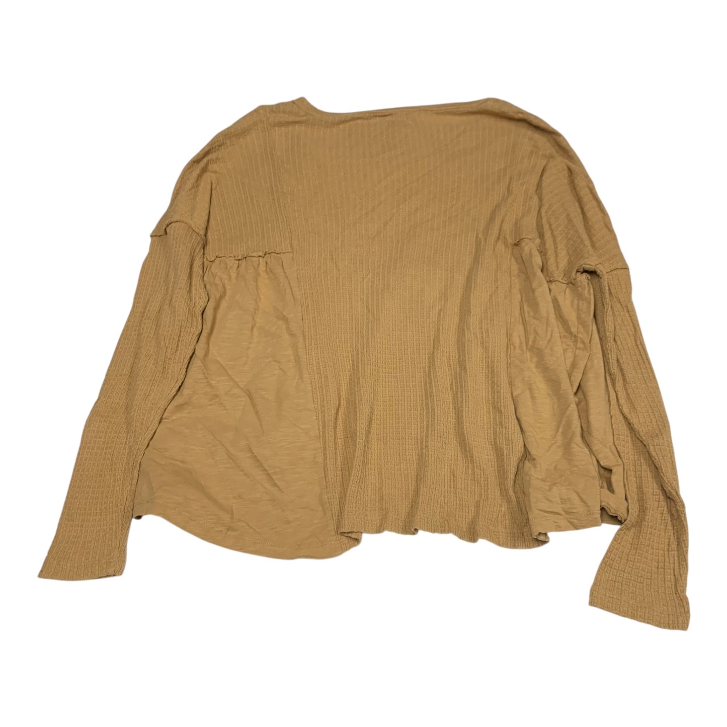 Top Long Sleeve By True Craft In Yellow, Size: Xl