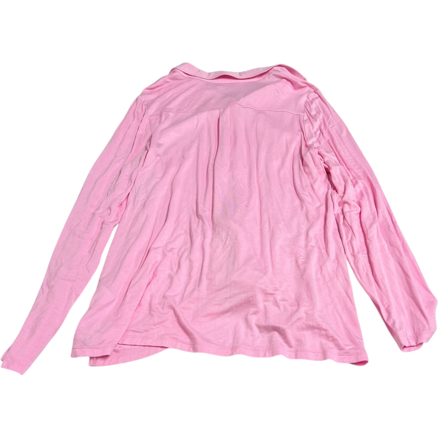 Top Long Sleeve By Kim Rogers In Pink, Size: Xl