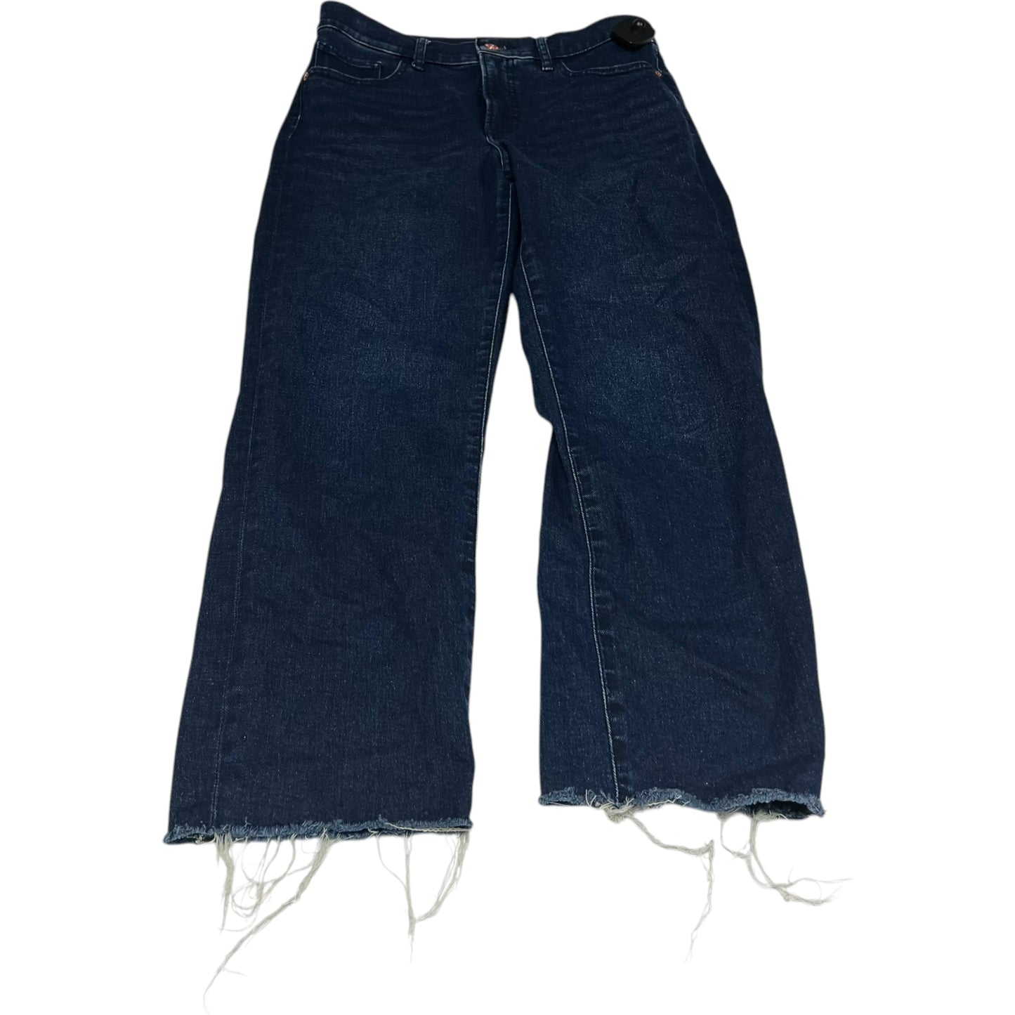 Jeans Straight By Express In Blue Denim, Size: 6