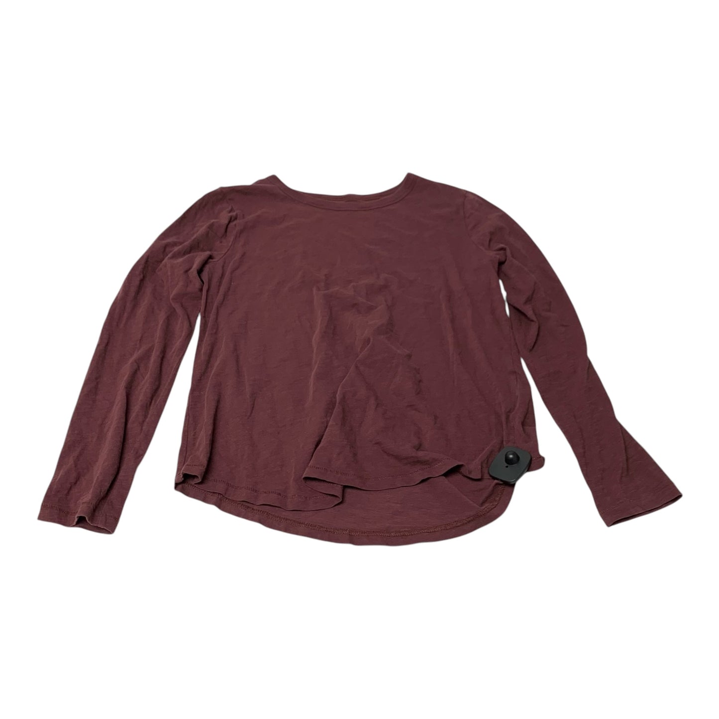 Top Long Sleeve By Madewell In Maroon, Size: L