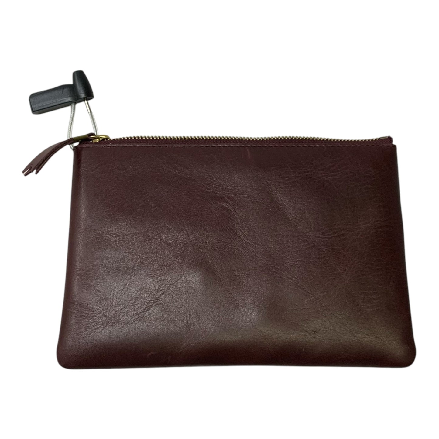 Clutch Leather By Madewell, Size: Medium