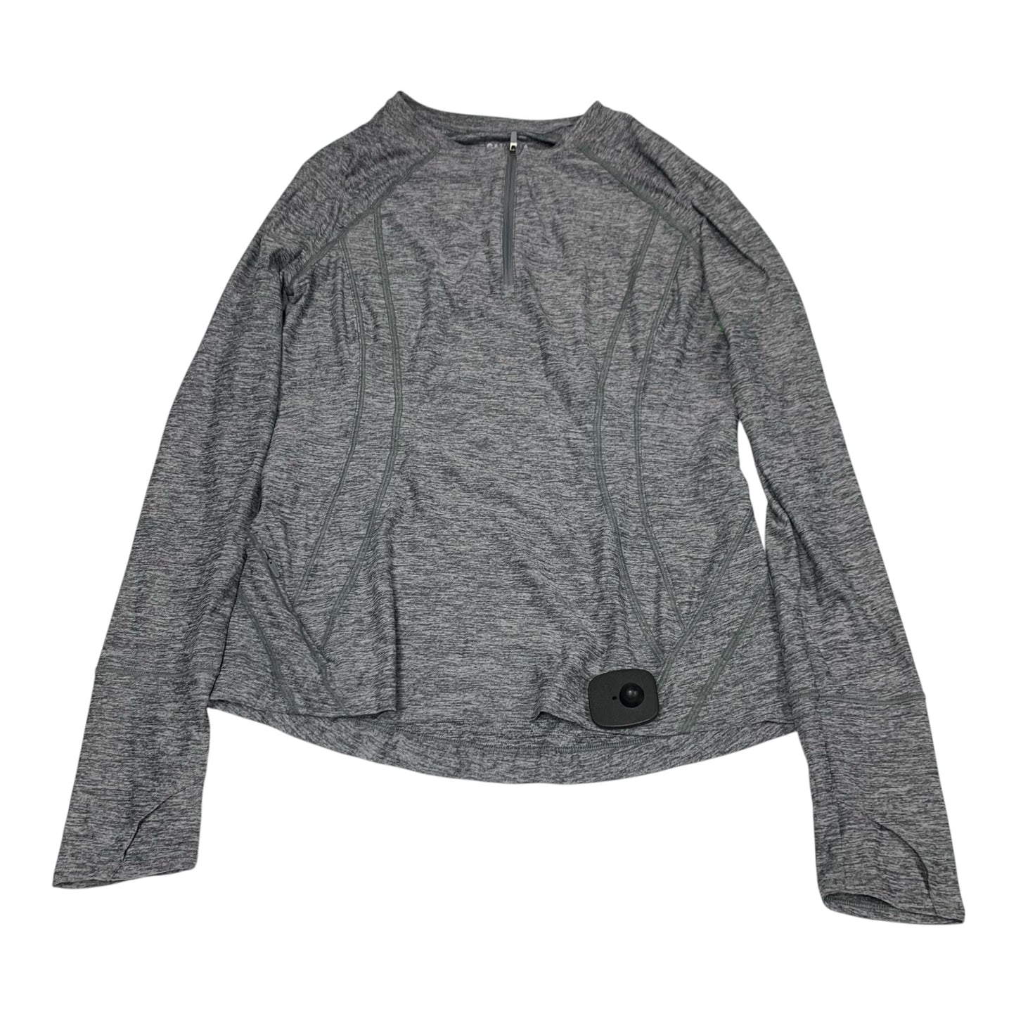 Athletic Top Long Sleeve Crewneck By Athleta In Grey, Size: S