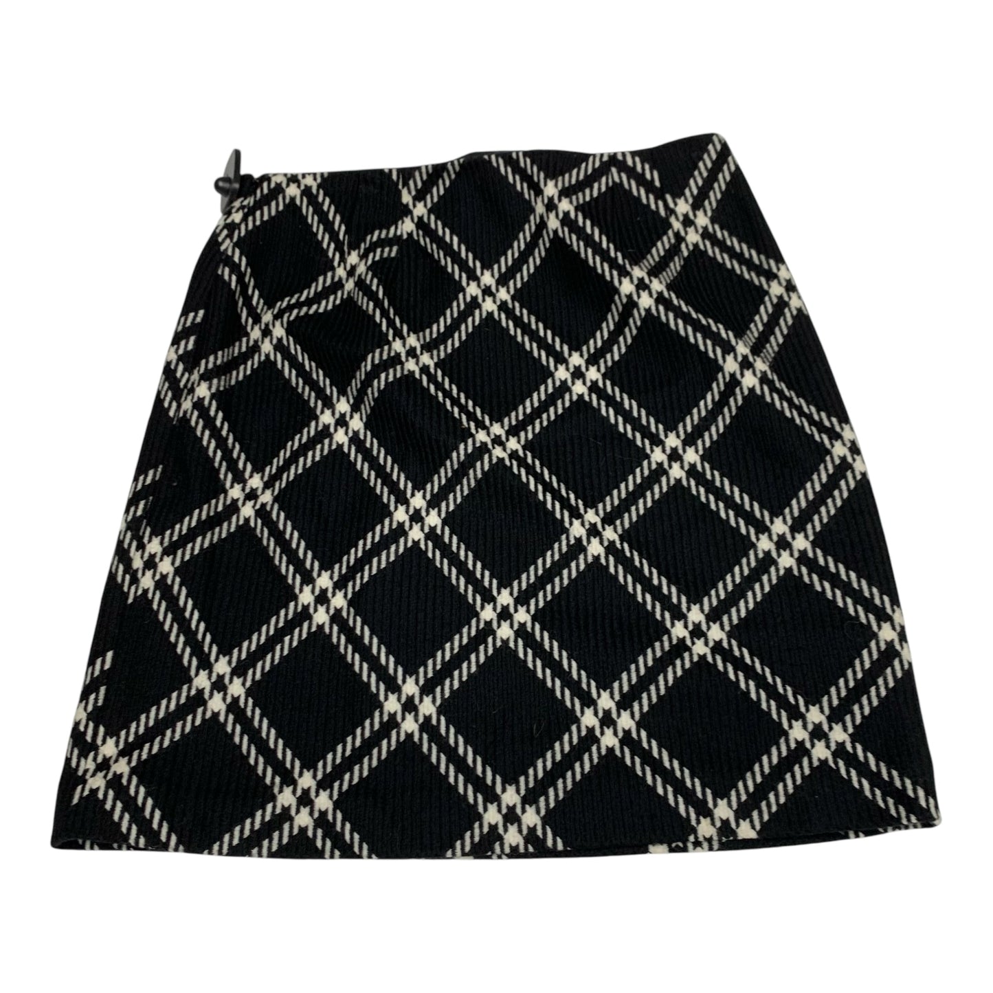 Skirt Mini & Short By Ann Taylor In Black & White, Size: M