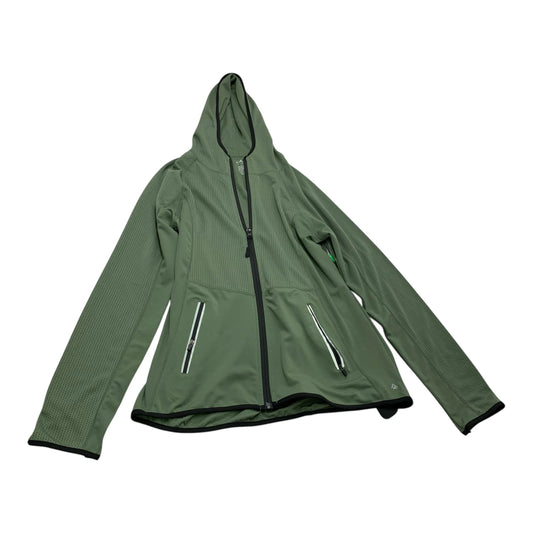 Athletic Jacket By Clothes Mentor In Green, Size: M