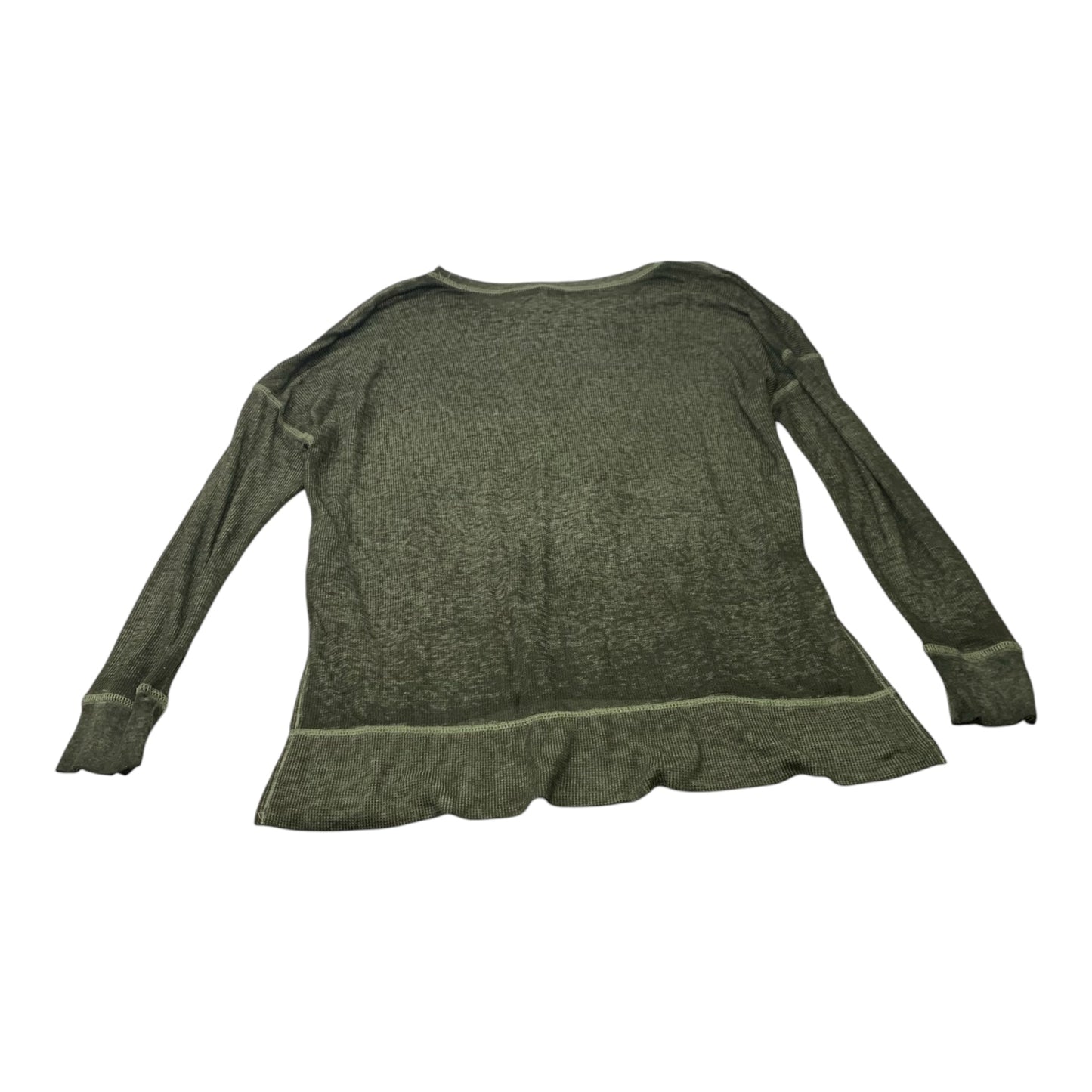 Top Long Sleeve By Z Supply In Green, Size: M