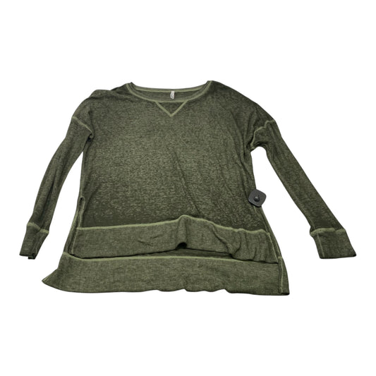 Top Long Sleeve By Z Supply In Green, Size: M