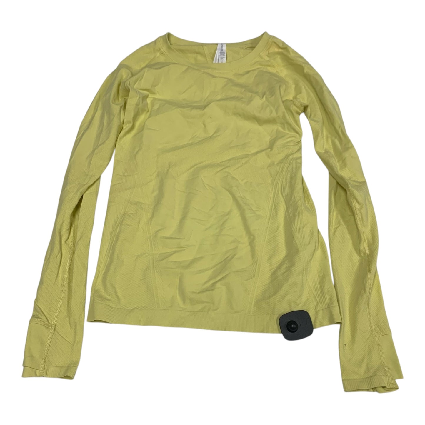 Athletic Top Long Sleeve Crewneck By Athleta In Yellow, Size: S