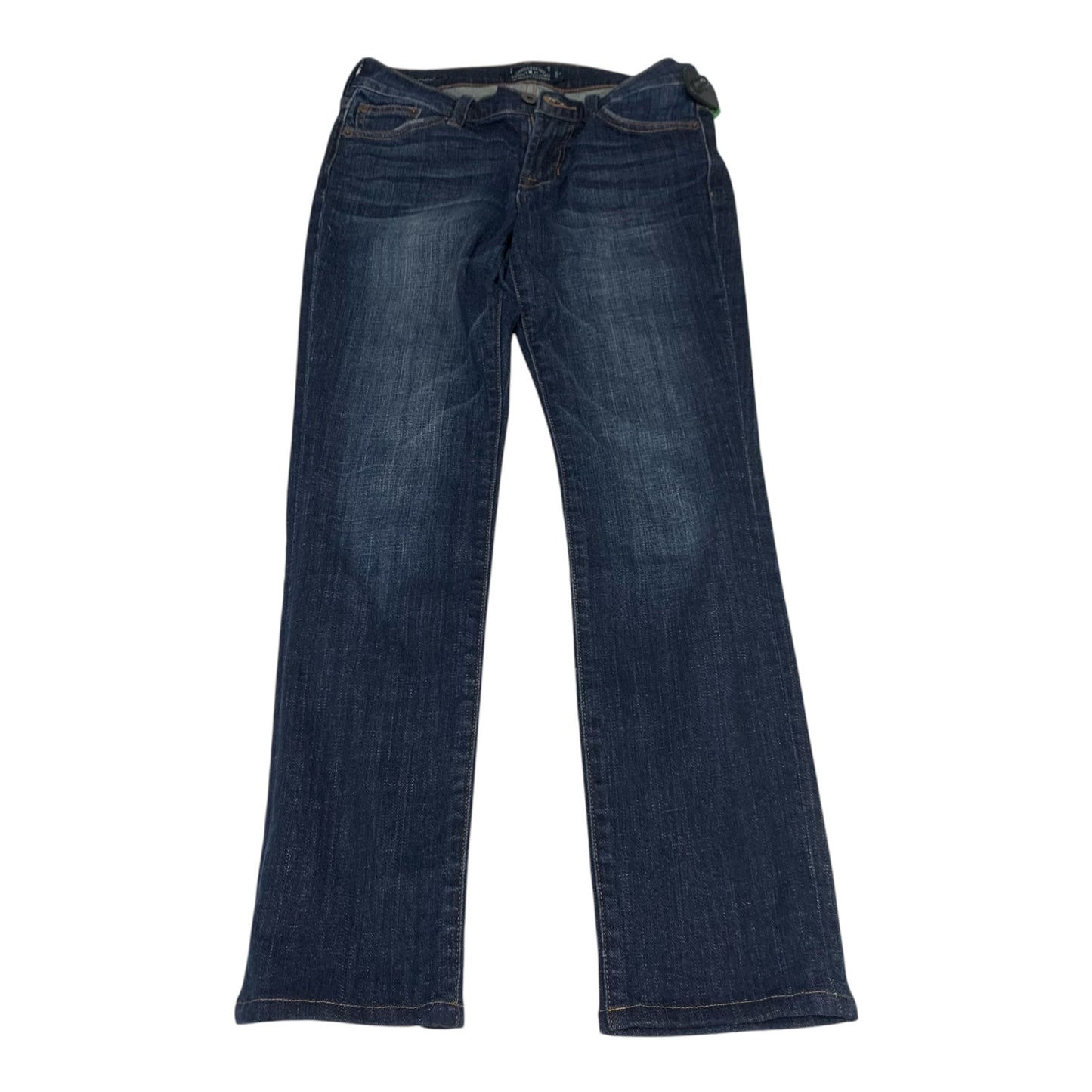 Jeans Straight By Lucky Brand In Blue Denim, Size: 0