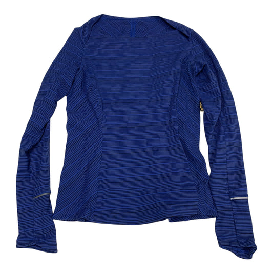 Top Long Sleeve By Lululemon In Blue, Size: M