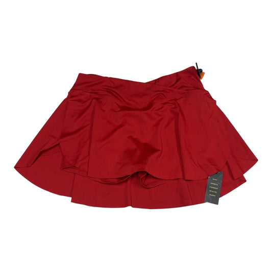 Athletic Skort By Clothes Mentor In Red, Size: 2x