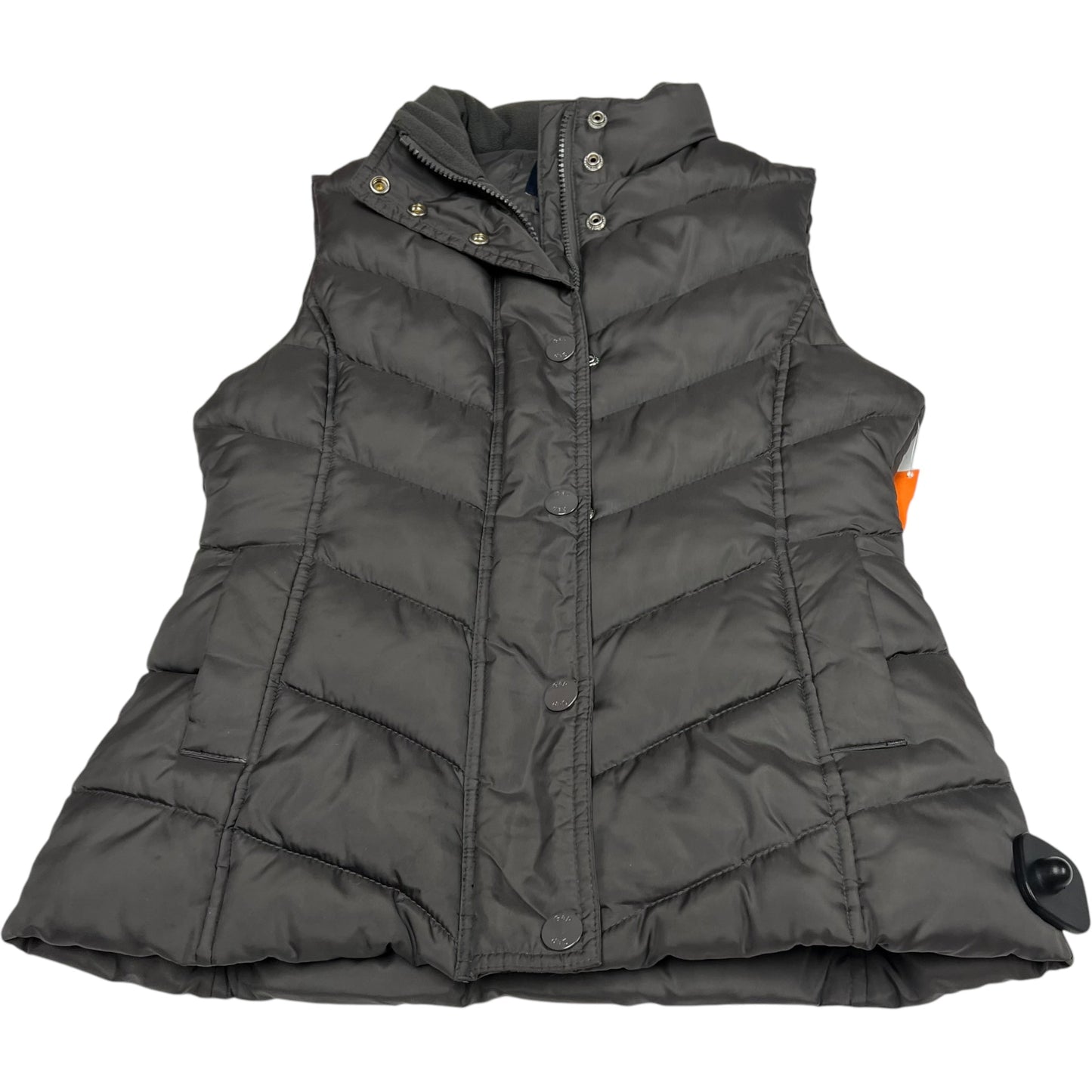 Vest Puffer & Quilted By Gap In Grey, Size: Xs