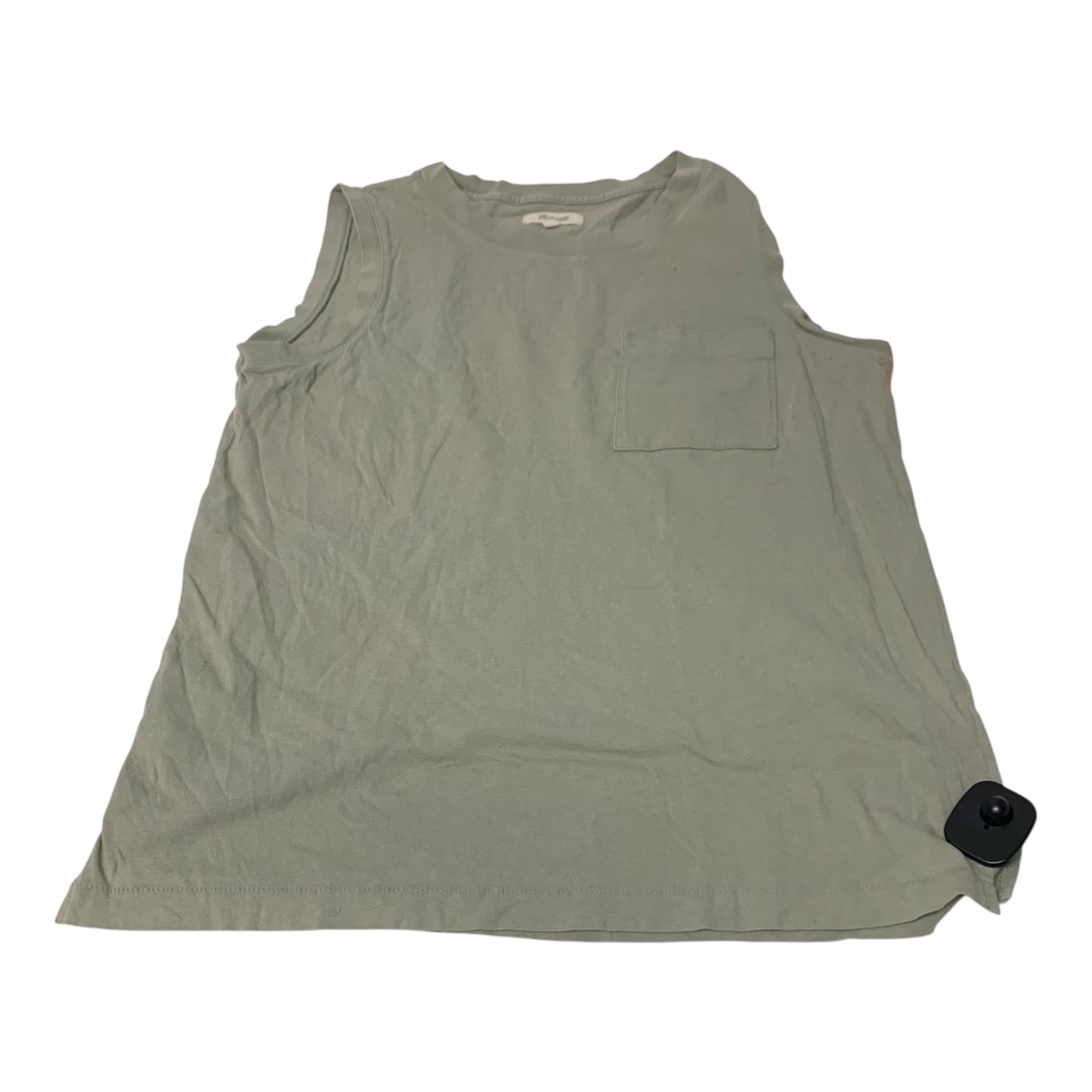 Top Sleeveless By Madewell In Green, Size: S