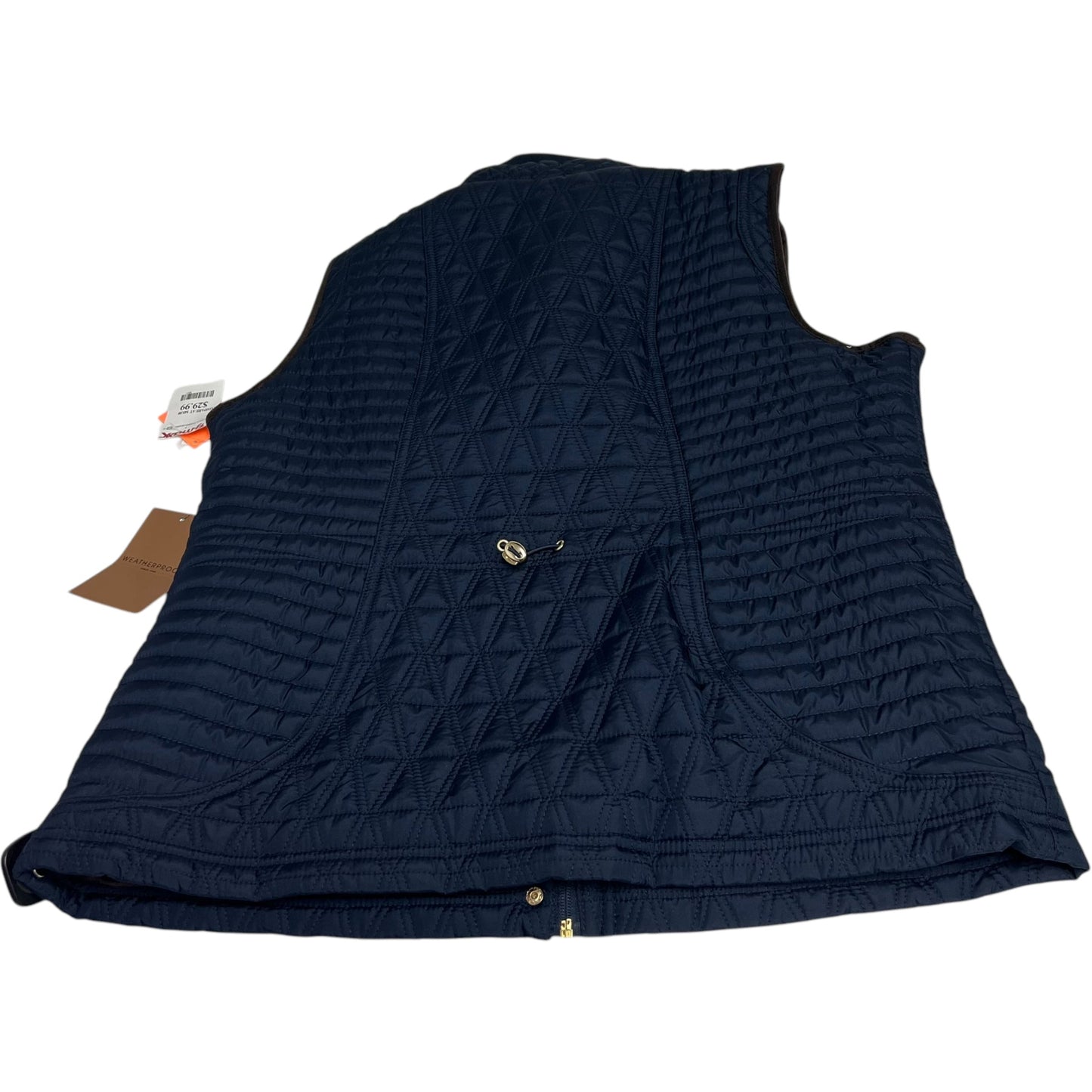 Vest Puffer & Quilted By Weatherproof In Navy, Size: Xl