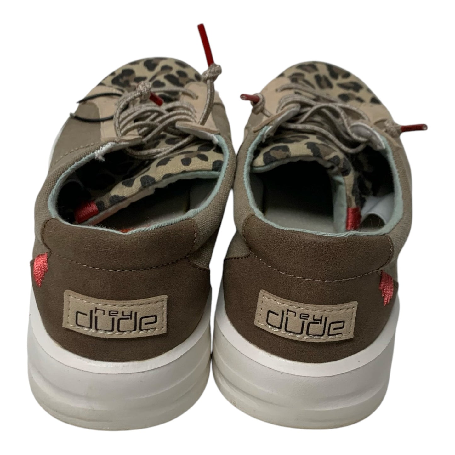 Shoes Sneakers By Hey Dude In Animal Print, Size: 8