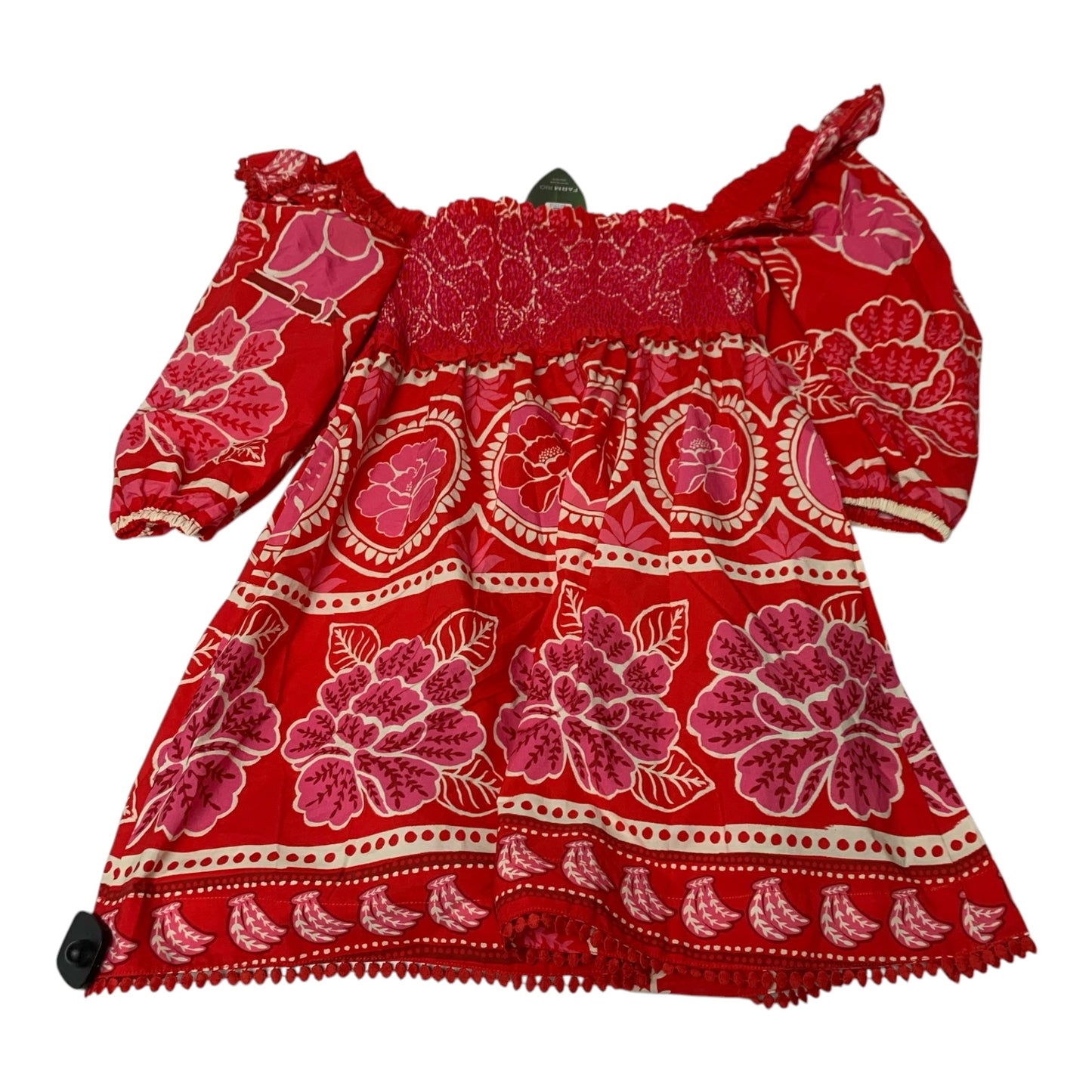 Dress Designer By Farm Rio In Red, Size: L