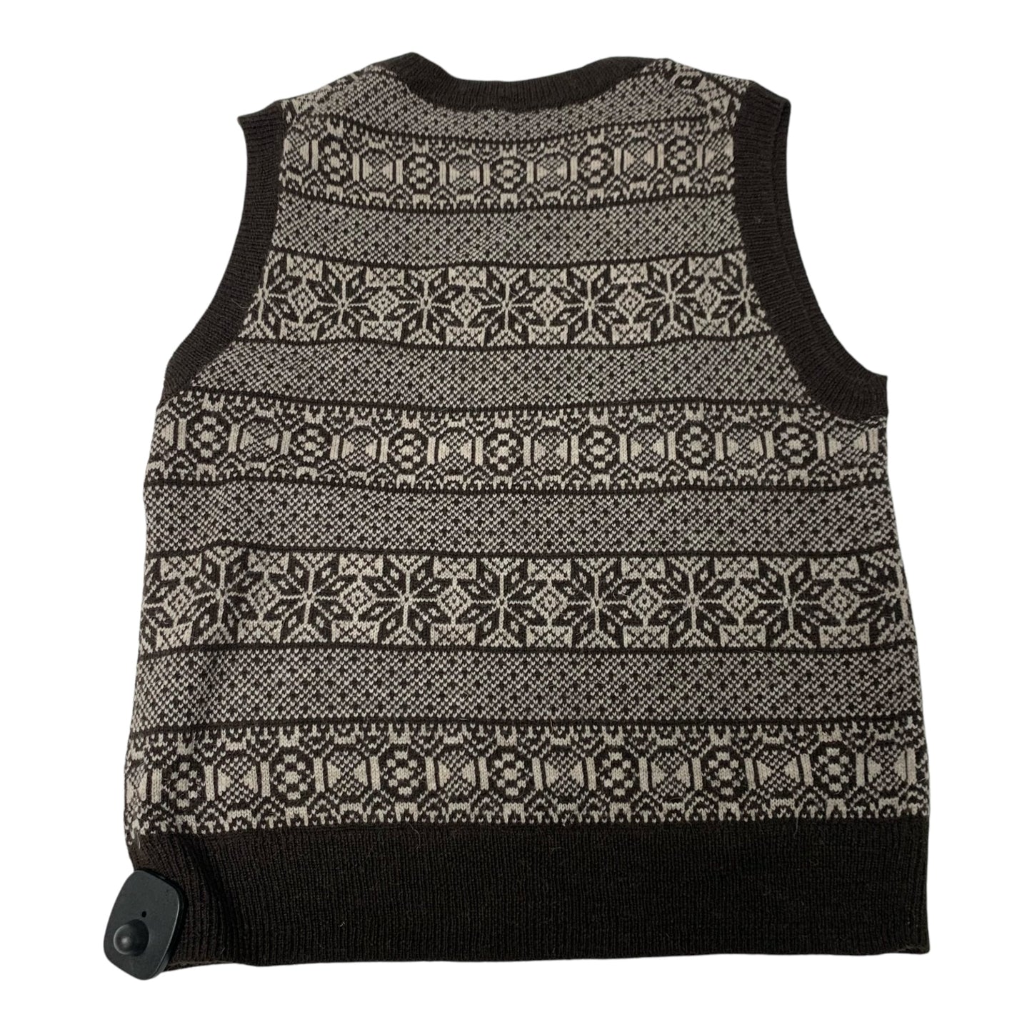 Vest Sweater By Clothes Mentor In Brown, Size: S