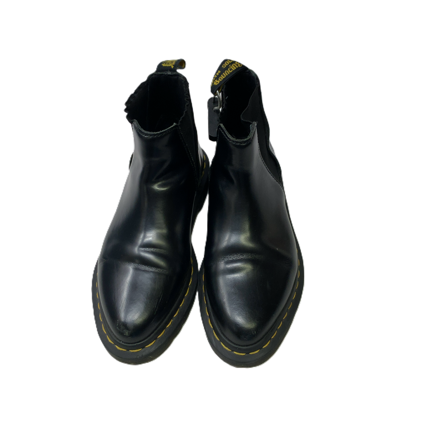 Black  Boots Designer By Dr Martens  Size: 5