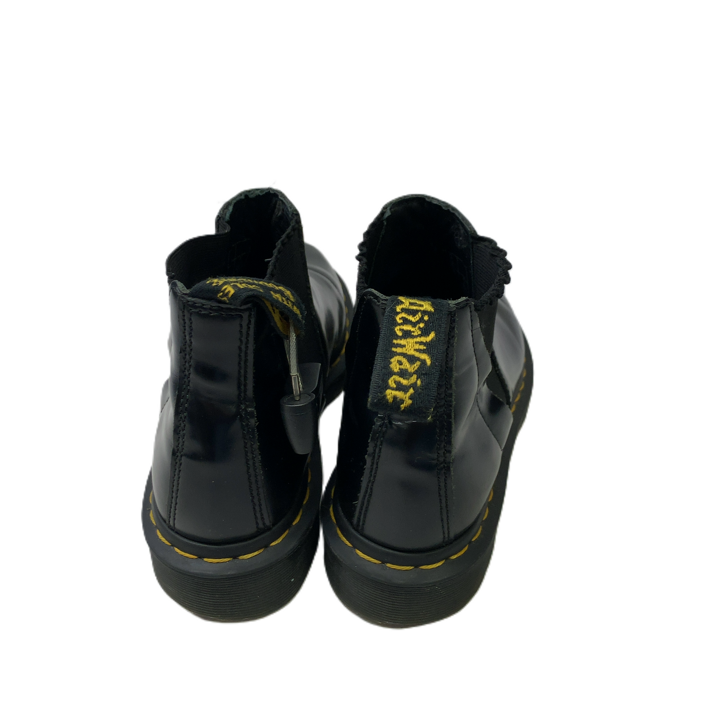 Black  Boots Designer By Dr Martens  Size: 5