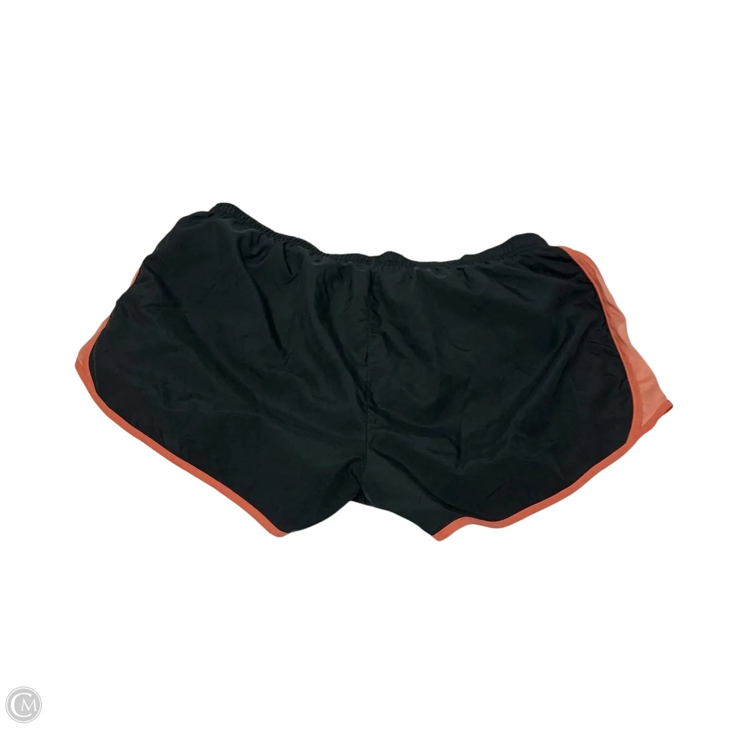 Athletic Shorts By Nike Apparel In Black & Orange, Size: 1x