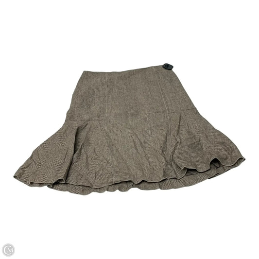 Skirt Midi By Ann Taylor In Brown, Size: M