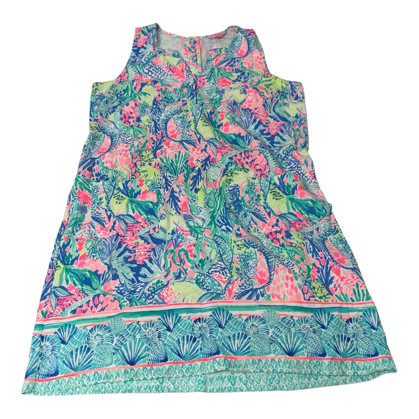 Dress Designer By Lilly Pulitzer In Blue & Pink, Size: L