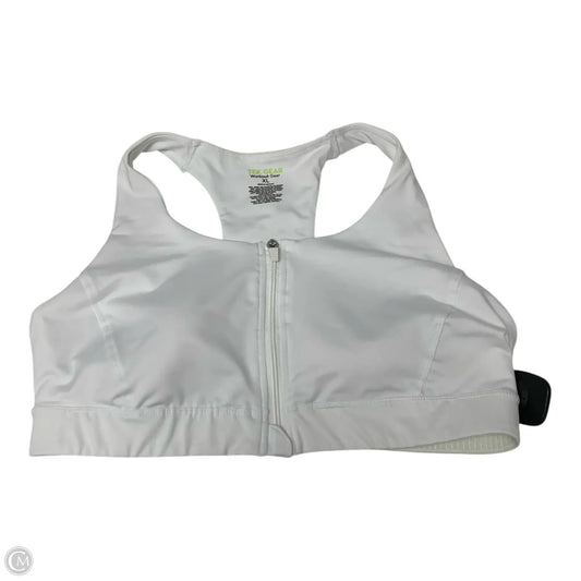 Athletic Bra By Tek Gear In White, Size: Xl