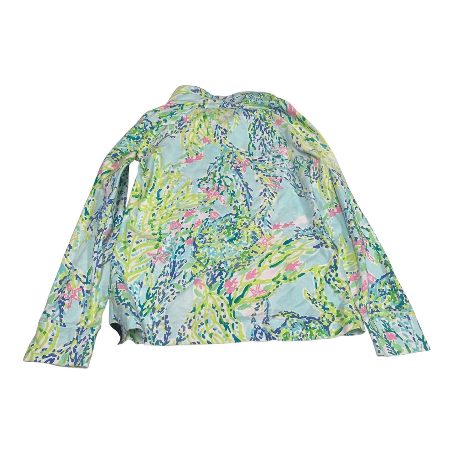 Sweatshirt Designer By Lilly Pulitzer In Blue & Green, Size: S