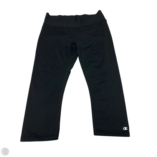 Athletic Leggings Capris By Champion In Black, Size: L