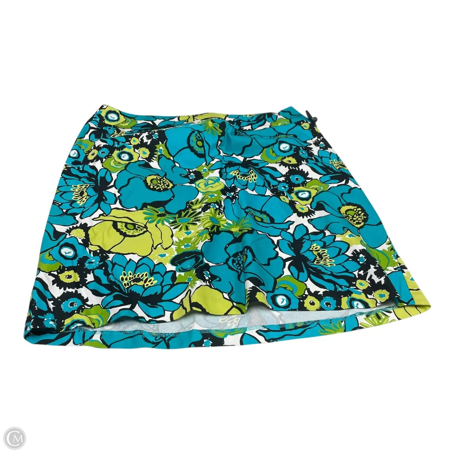 Skirt Mini & Short By East 5th In Blue & Green, Size: 1x